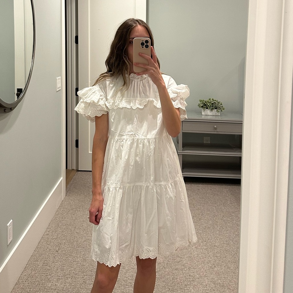 Ulla Johnson Ruffle and Lace Dress